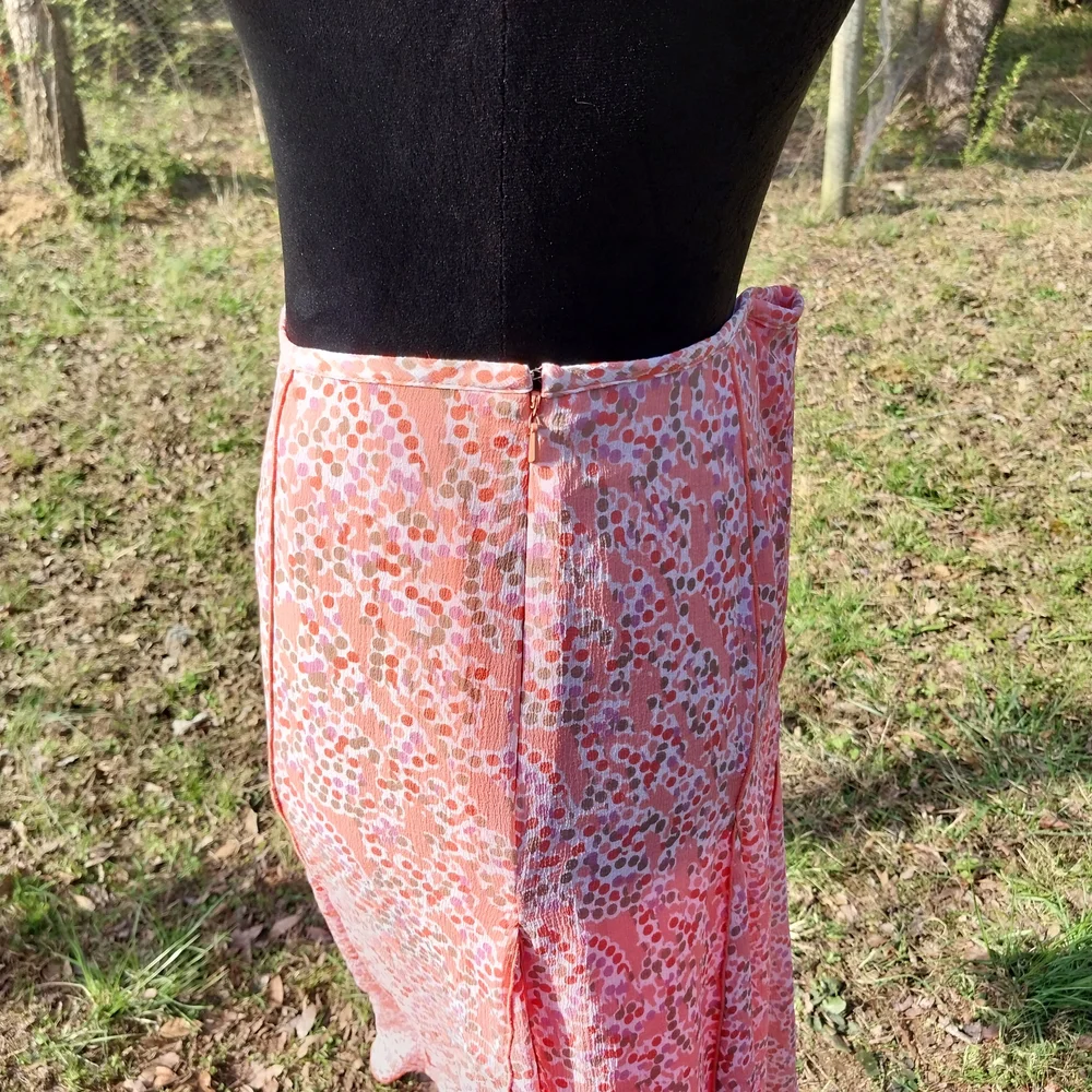 Ruby Rd. Pink Patterned A-Line Skirt - Picture 3 of 4